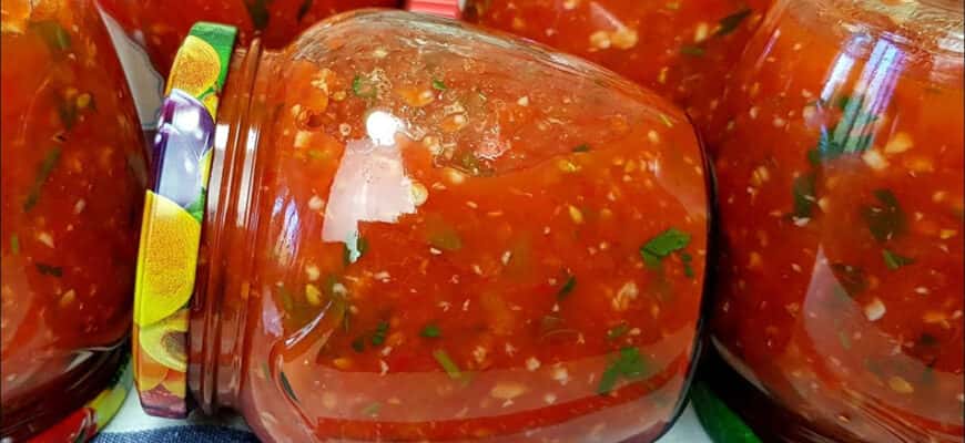 Я консервую 20 банок щороку! Пікантний соус з помідорів і перцю на зиму 1 pikantnyy sous z pomidoriv i pertsyu na zymu