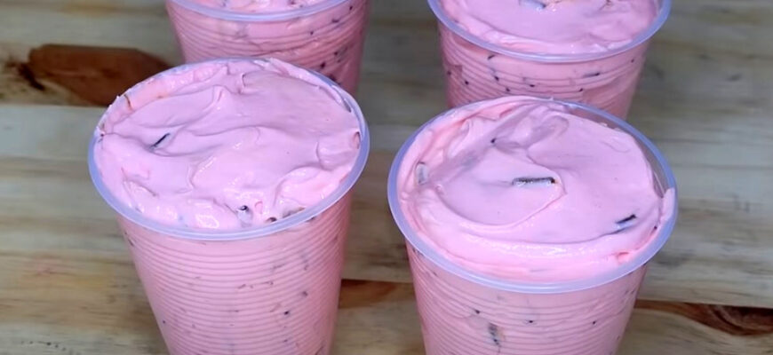 Смачний літній десерт з фруктовим смаком, просто і смачно. Справжня насолода! 1 litniy desert z fruktovym smakom