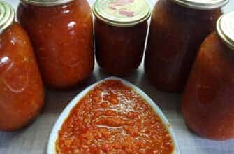 pikantnyy sous z pomidoriv i pertsyu na zymu