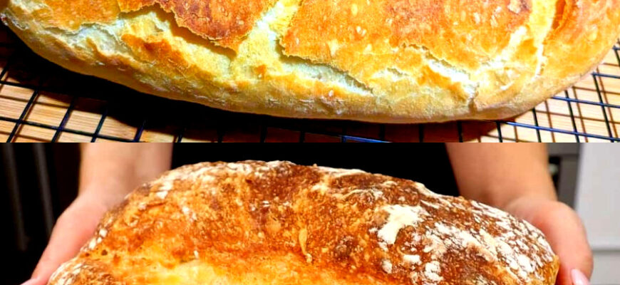 Беру воду та борошно, і готую хліб без замішування, що довго не черствіє! 1 4444444444444