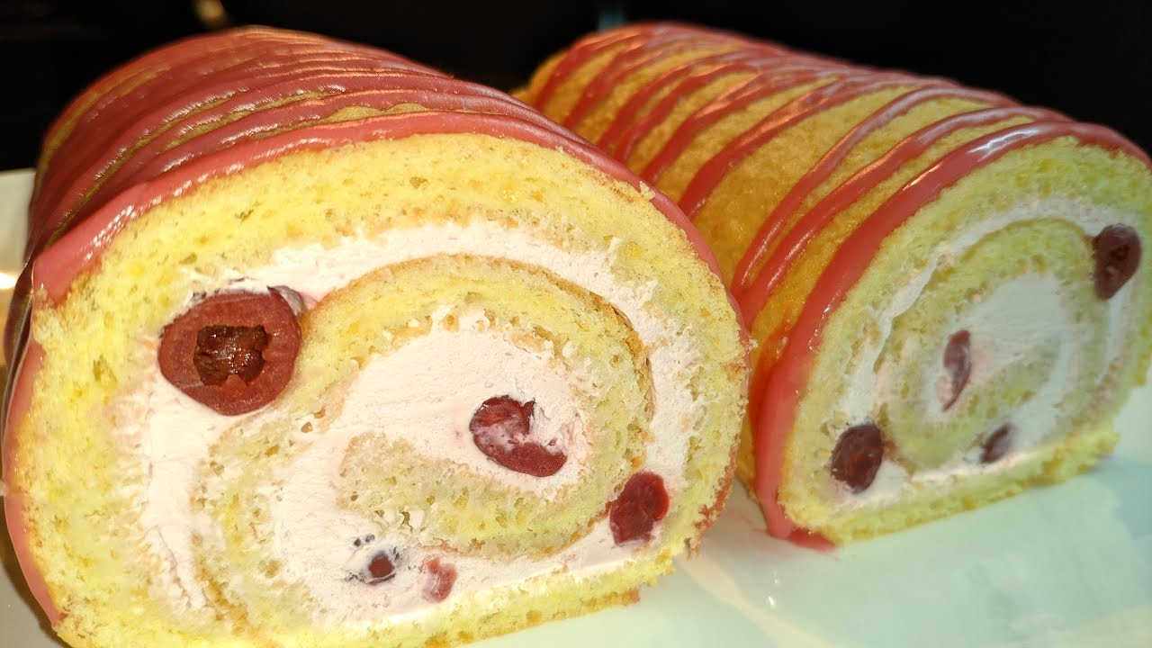 Бісквітний рулет за найпростішим рецептом без проблем і завжди вдалий!