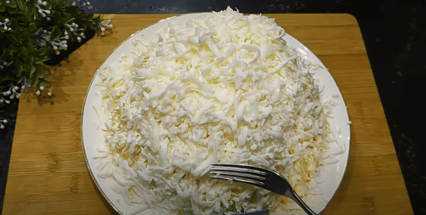 Мало хто знає цей рецепт - новий салат "Сніг". Готую за 5 хвилин 16 Мало хто знає цей рецепт - новий салат "Сніг". Готую за 5 хвилин