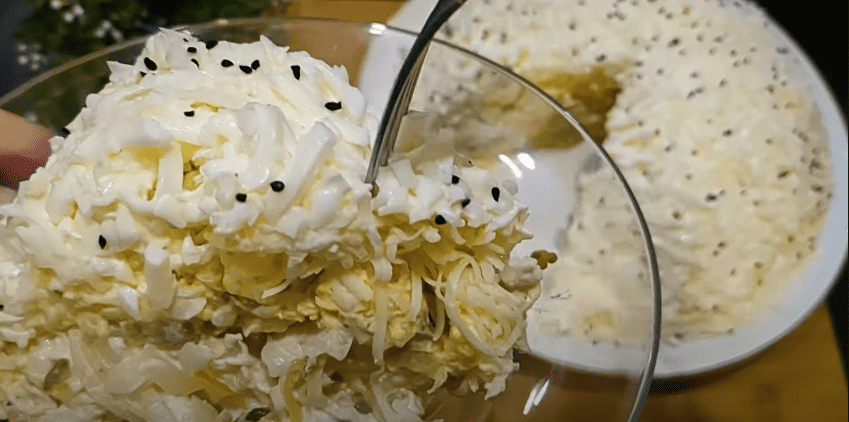 Мало хто знає цей рецепт - новий салат "Сніг". Готую за 5 хвилин 17 Мало хто знає цей рецепт - новий салат "Сніг". Готую за 5 хвилин