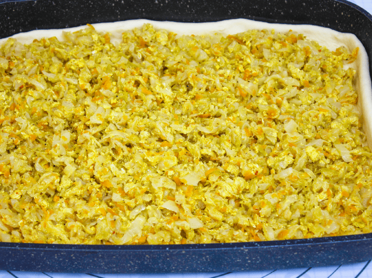 Повітряне тісто та соковита начинка! Закусочний пиріг з капустою і яйцем!