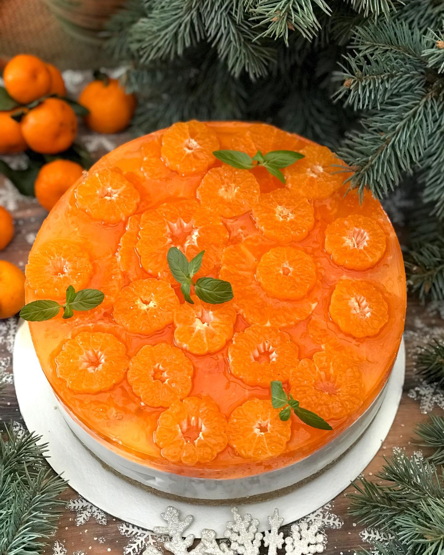 Справжній зимовий десерт БЕЗ випічки! Мандариновий чізкейк на швидку руку!