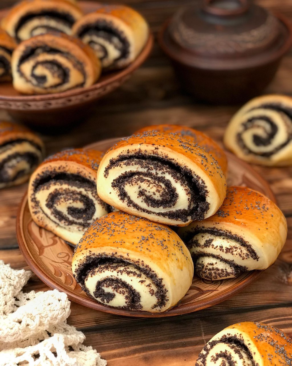 Наймаковіші зі всіх макових! Здобні булочки-рулетики з маком, як пух!