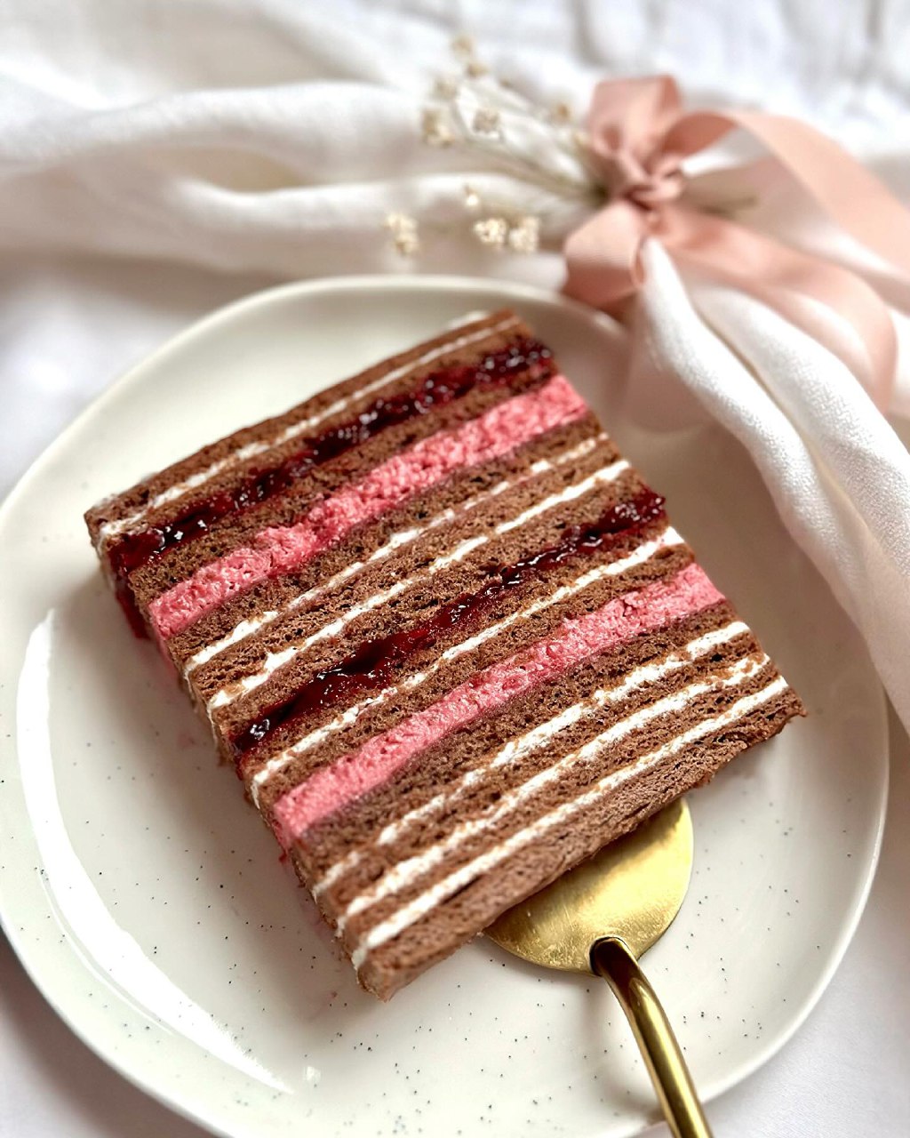 Цей рецепт кондитерам продають за гроші! Шоколадно-вишневий медовик