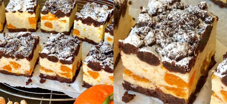 Завжди готую його на швидку руку! Неймовірно смачний та простий школадно-мандариновий сирник 1 20250218 210840