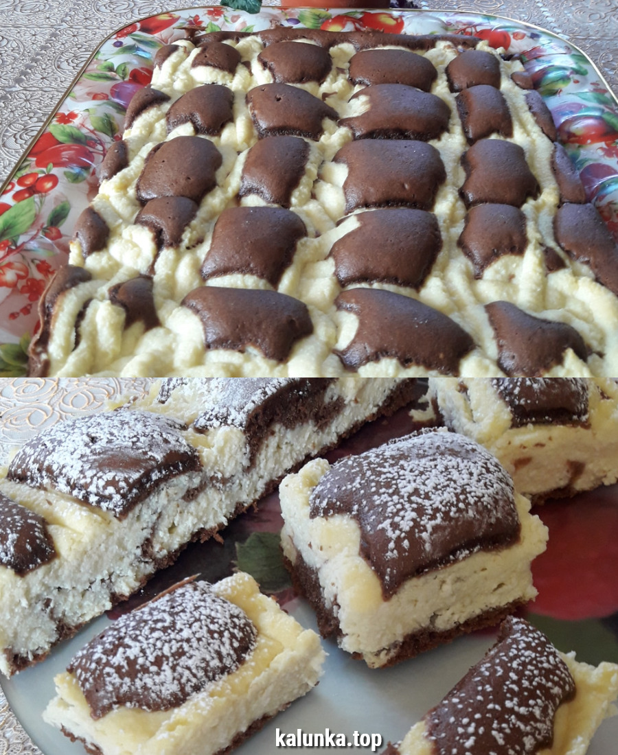 Надзвичайно смачний шоколадний пиріг із сирною масою