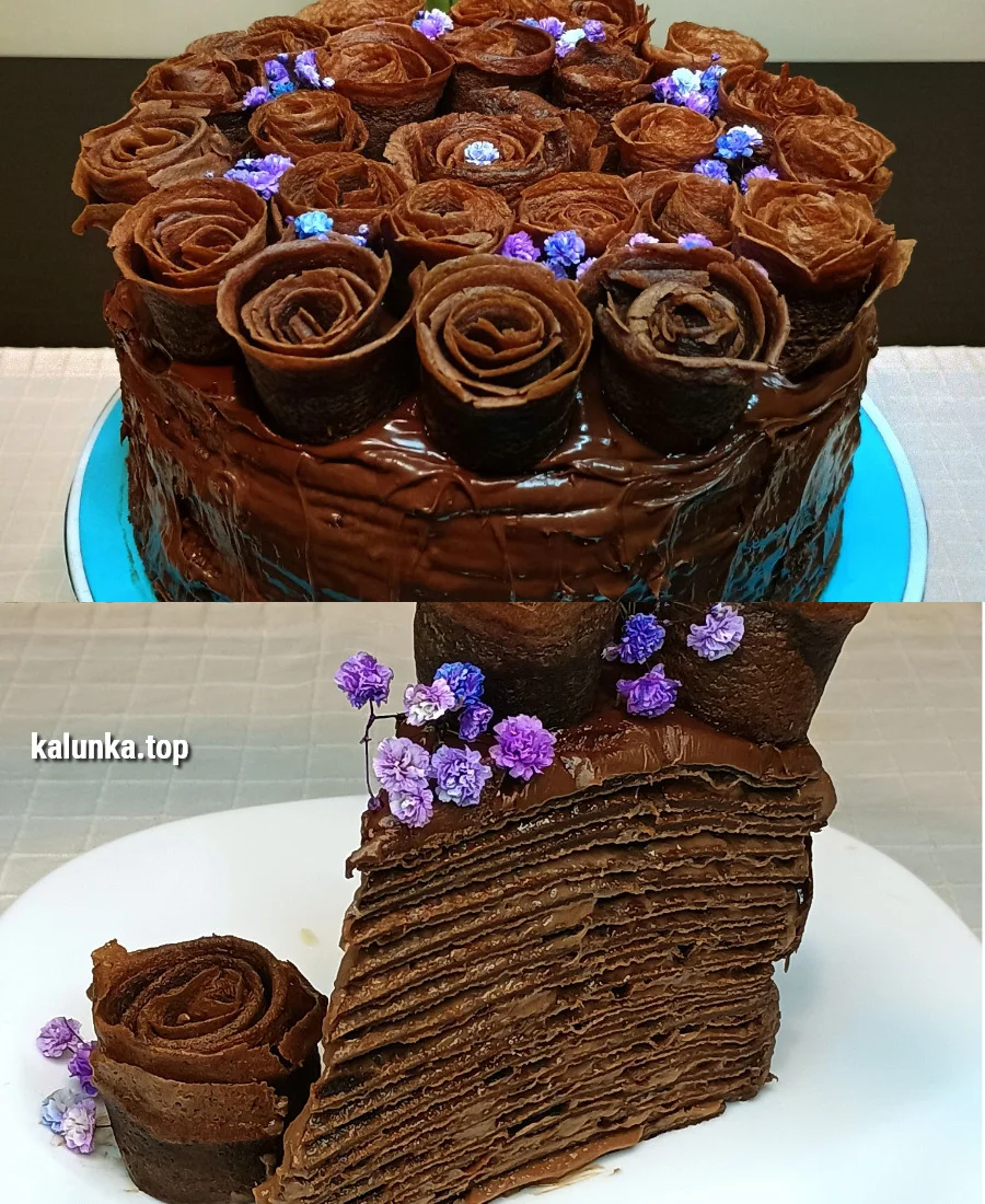 Шоколадна мрія яка шокує "смакоголіків": торт від якого тане серце!