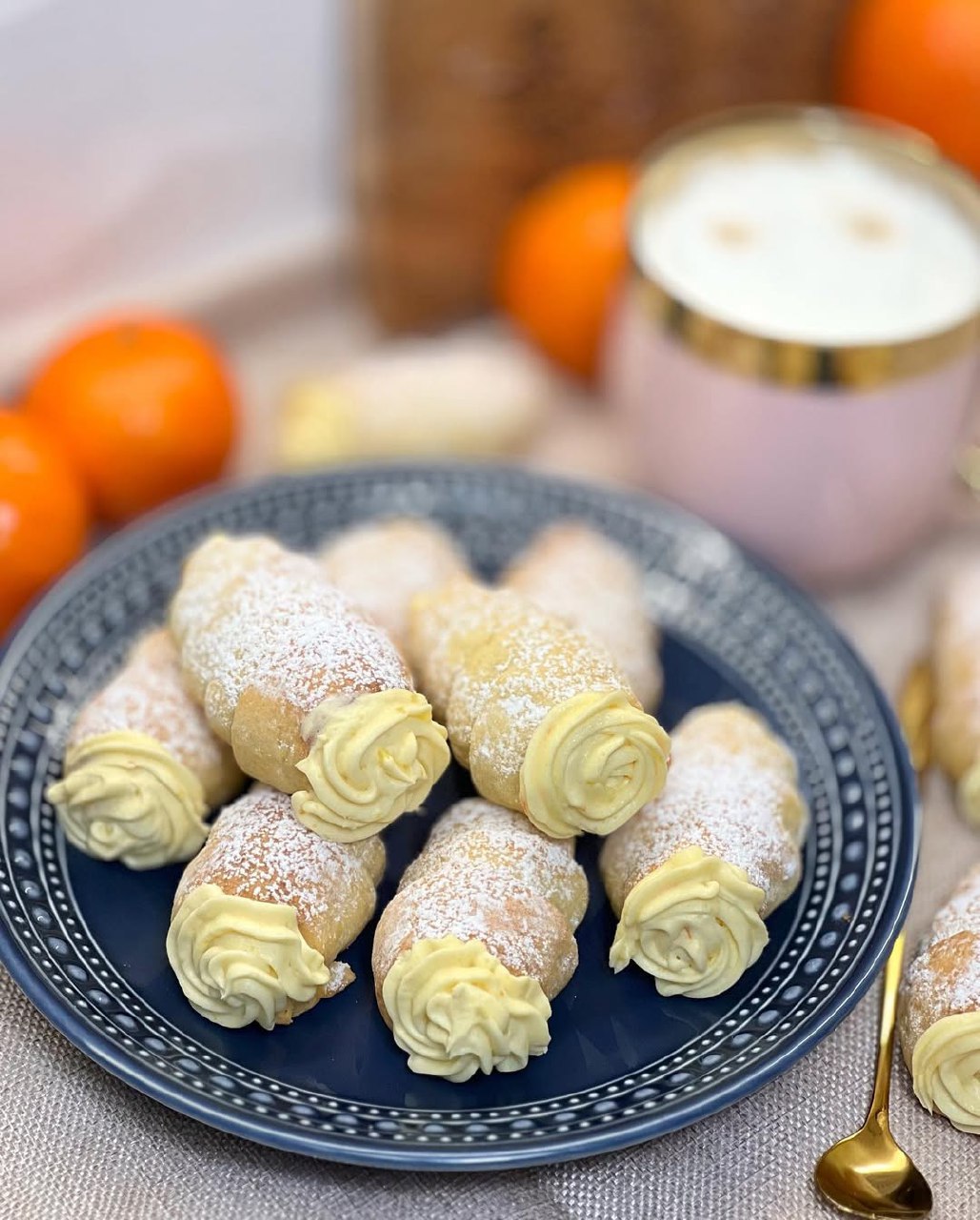 Рецепт цих трубочок повинен бути у кожної господині! Найсмачніші трубочки із заварним кремом!