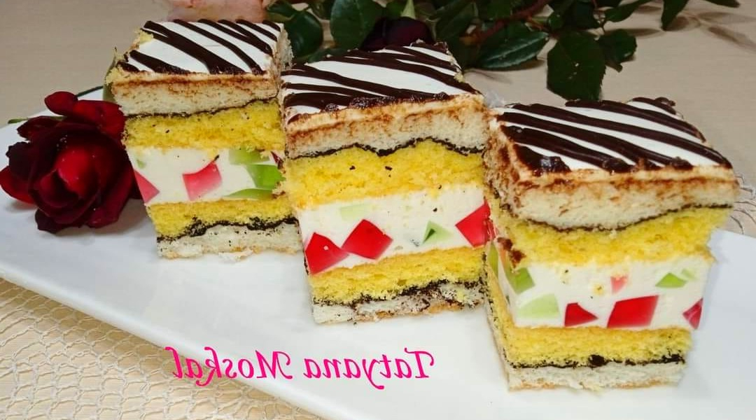 Дуже гарний, яскравий і смачний пляцок з кремом-желе за рецептом української господині 4 e335cfd621bf56307e4088130ac41b83