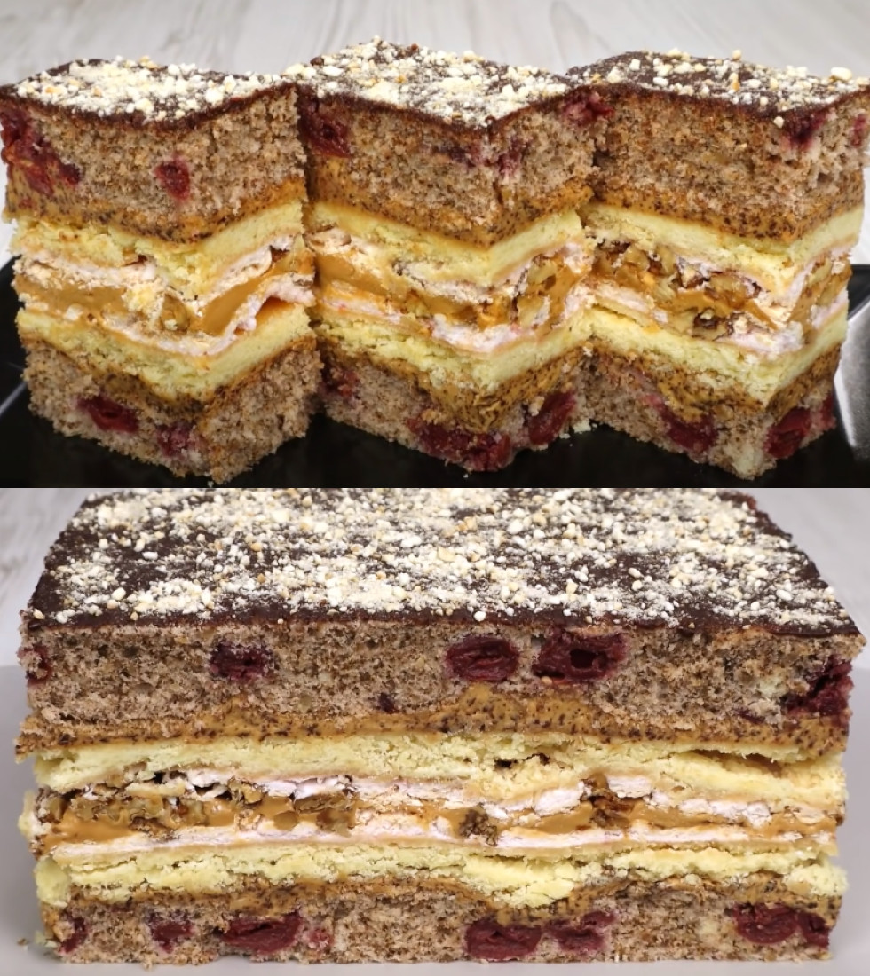 Справжня «Спокуса». Горіхово-вишневий пляцок: Встояти просто неможливо - найкращий рецепт від господині