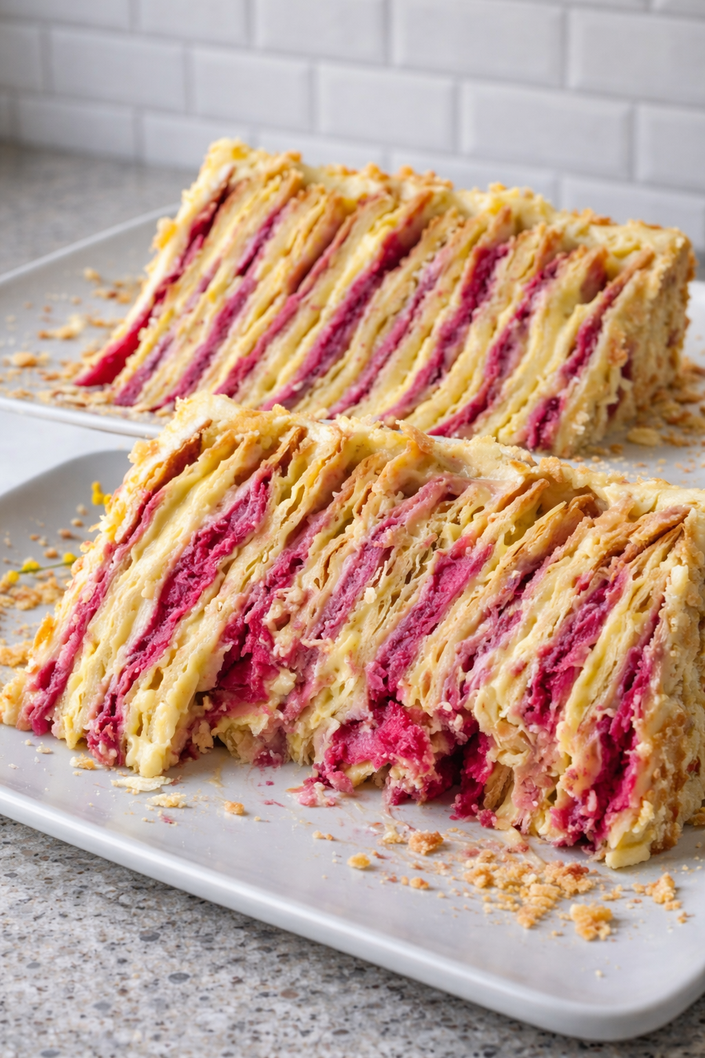 Нереальний фісташковий Наполеон з вишнею: секретний рецепт, який затьмарить класику