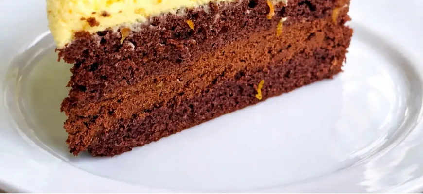 Торт Андалузія рецепт: Поєднання шоколаду та апельсинового крему 1 678867678