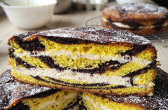 fb duzhe harnyy u rozrizi tort iz mannym kremom chudovyy retsept vid ukrainskoi hospodyni 13913