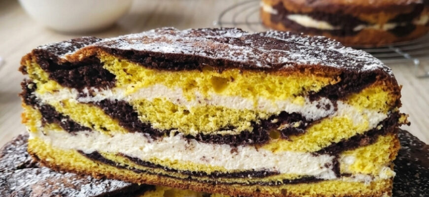 fb duzhe harnyy u rozrizi tort iz mannym kremom chudovyy retsept vid ukrainskoi hospodyni 13913