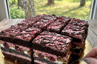 fb korol plyatskiv korolivska vyshnya makovo horihovyy tort z vyshnyamy za retseptom ukrainskoi hospodyni 14075