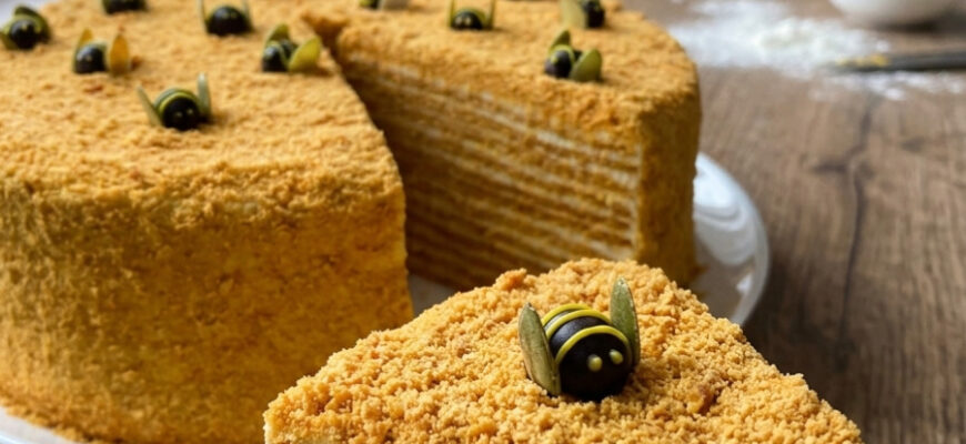 fb naysmachnishyy tort medovyk scho tane v roti tse naykraschyy retsept zi vsih yaki ya znayu tonki aromatni medovi korzhi ta nizhnyy smetannyy krem 13952
