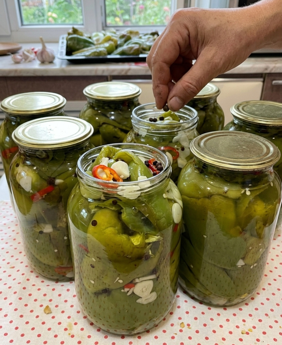 Пікантний запечений перець з часником на зиму: перевірений рецепт дуже смачної заготовки без стерилізації 9 Пікантний запечений перець з часником на зиму: перевірений рецепт дуже смачної заготовки без стерилізації