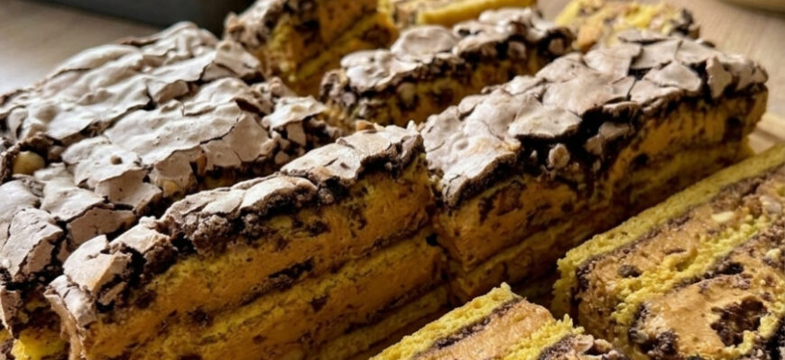 fb neymovirna smakota za retseptom ukrainskoi hospodyni plyatsok z pisochnyh korzhiv maslyanoho kremu merenhy shokoladu ta horishkiv odyn z naysmachnishyh 11998