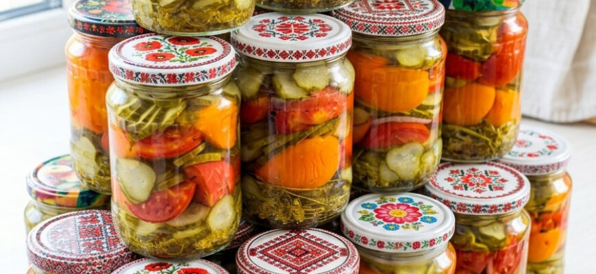 fb salat z ohirkiv pomidoriv i tsybuli v marynadi na zymu retsept shvydkyy i ne skladnyy 260